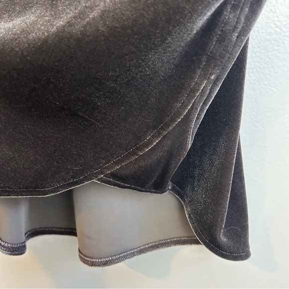 Madewell Velvet Grey Short Sleeve Butterfly Blouse Size Small - Picture 8 of 12